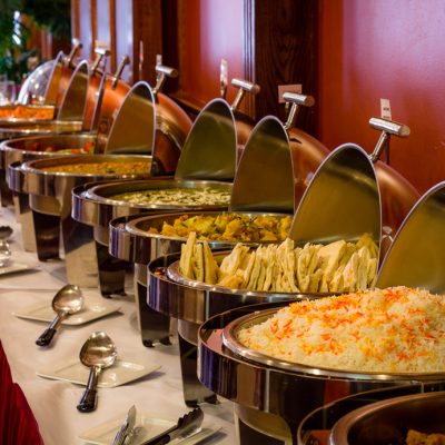 In-house catering and decoration options